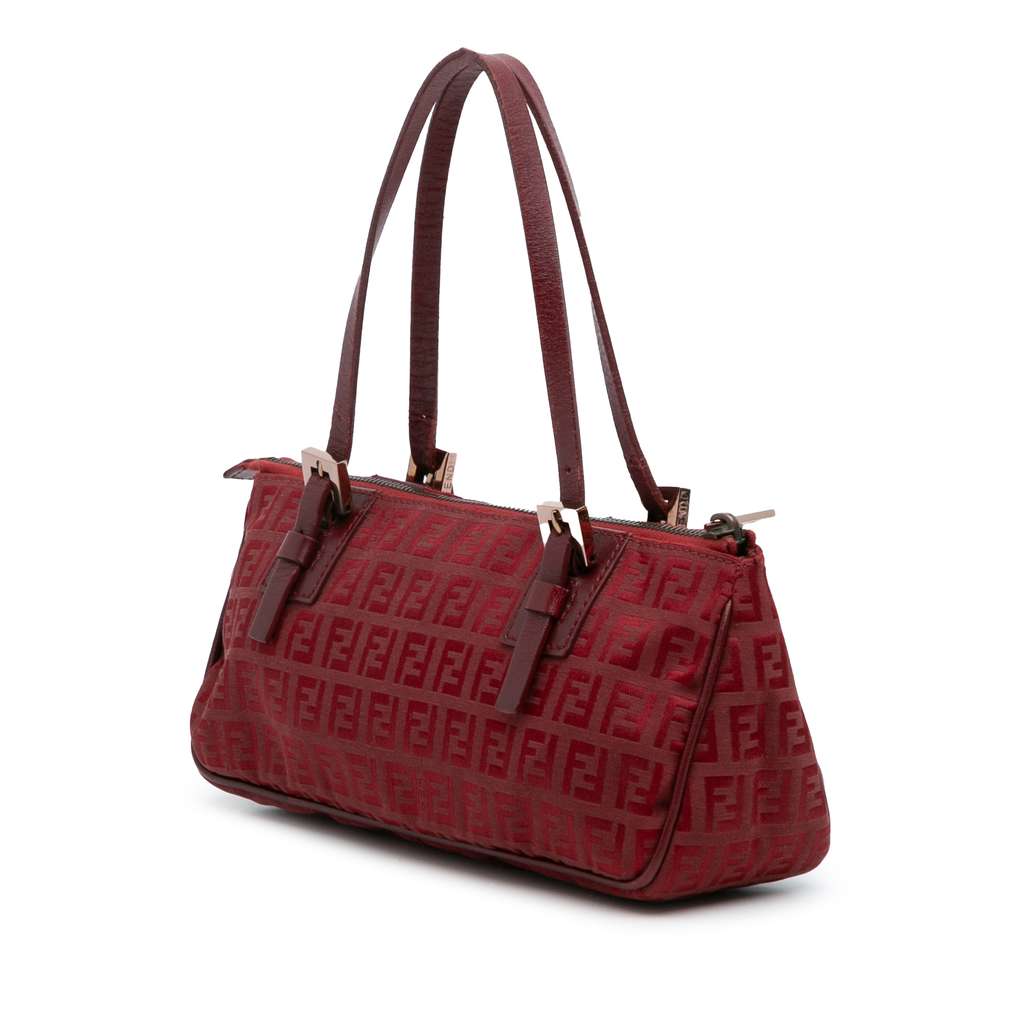 Fendi Zucchino Canvas Handbag - 2