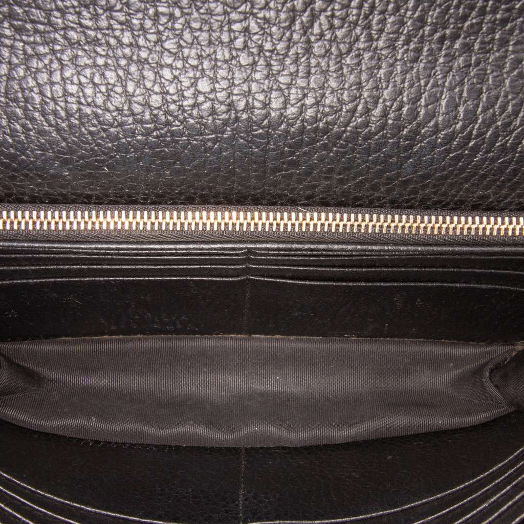 Gucci Leather Interlocking G Dollar Wallet on Chain - 4