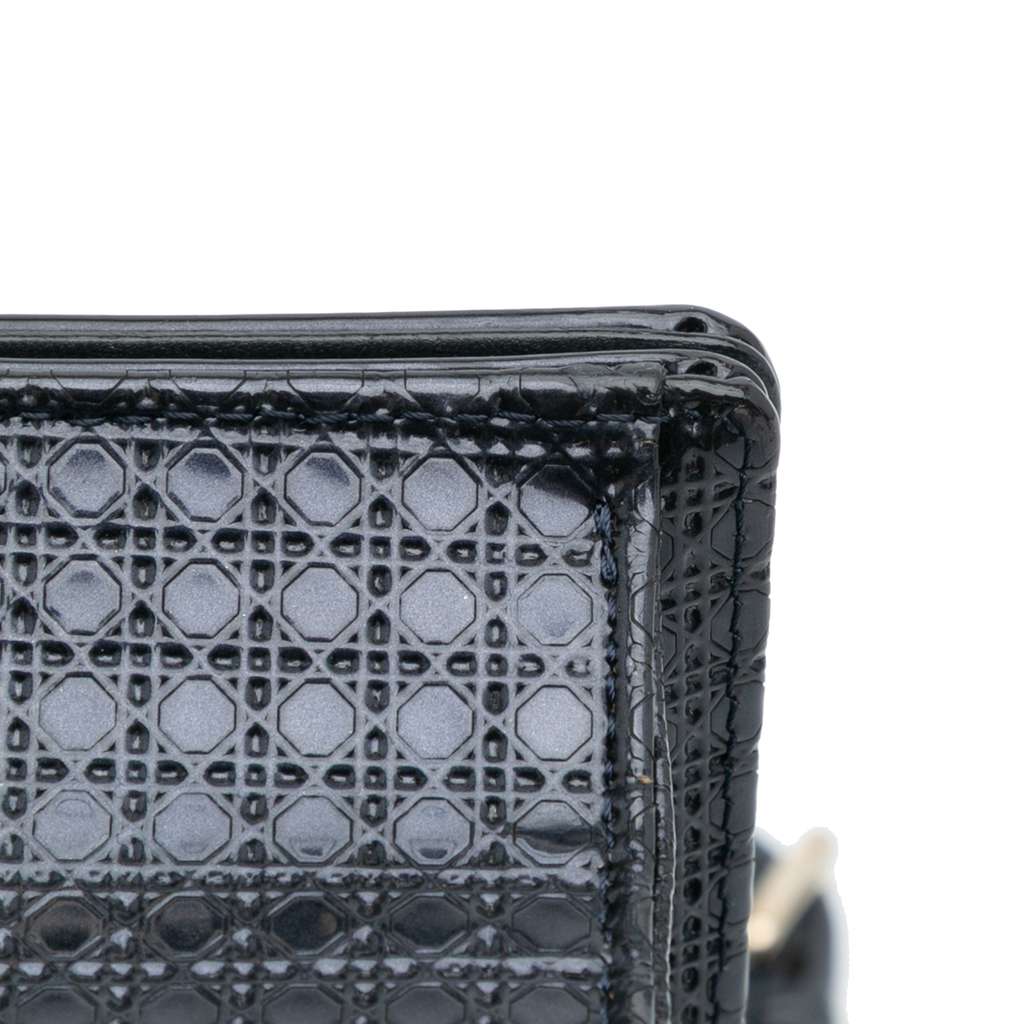 Dior Medium Patent Microcannage Diorama Flap - Image 11