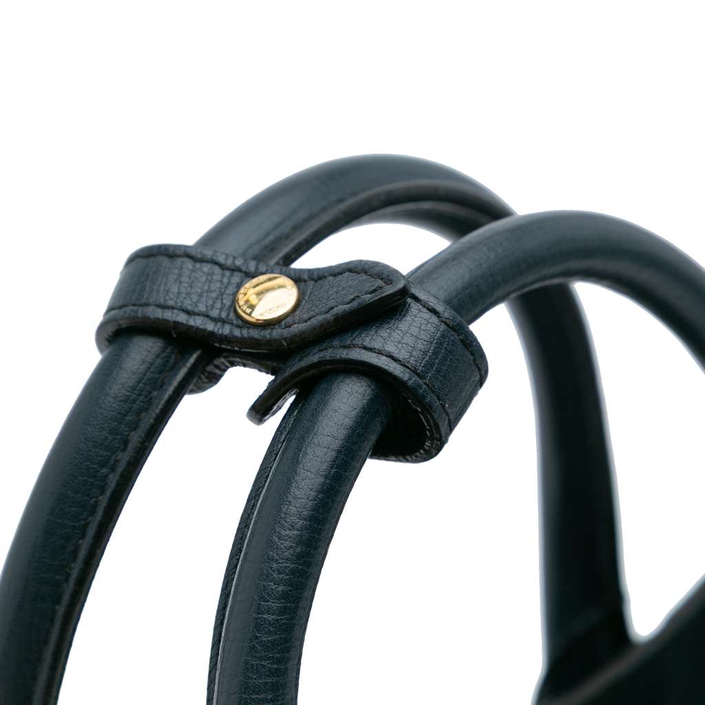 Burberry Medium Leather and House Check Banner Satchel - Image 13