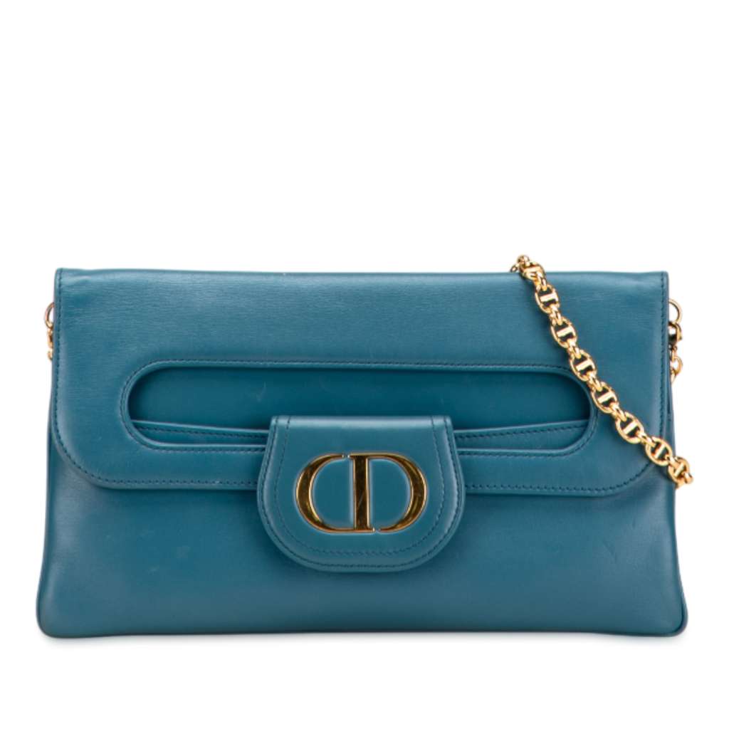 Dior Medium Calfskin DiorDouble Chain Bag