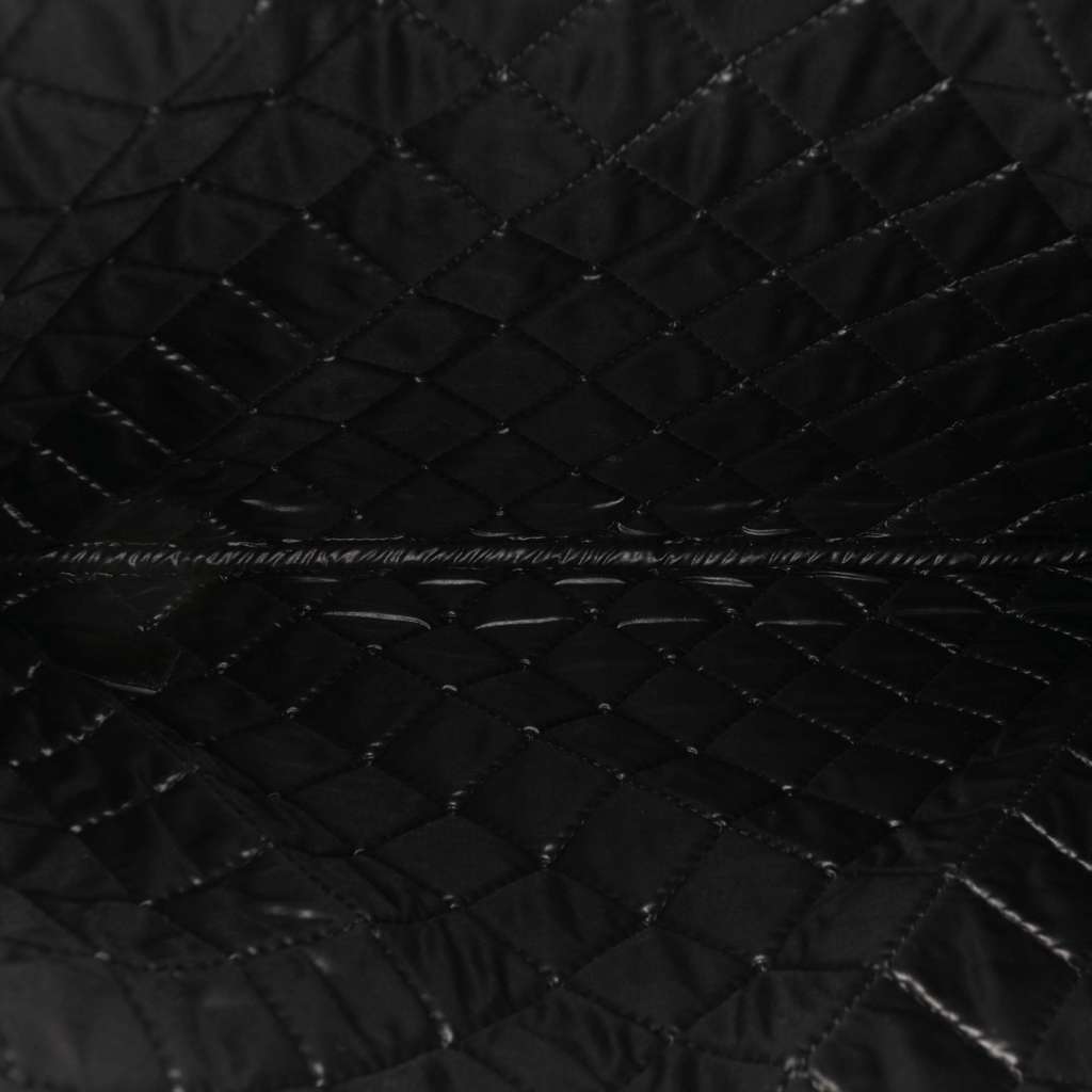 Chanel Large Quilted Patent O Case Clutch - 4