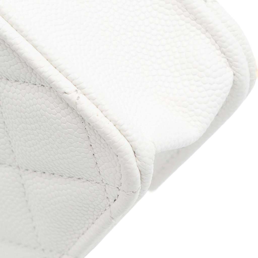 Chanel Quilted Caviar Coco Casino Phone Holder on Chain - Detail 1