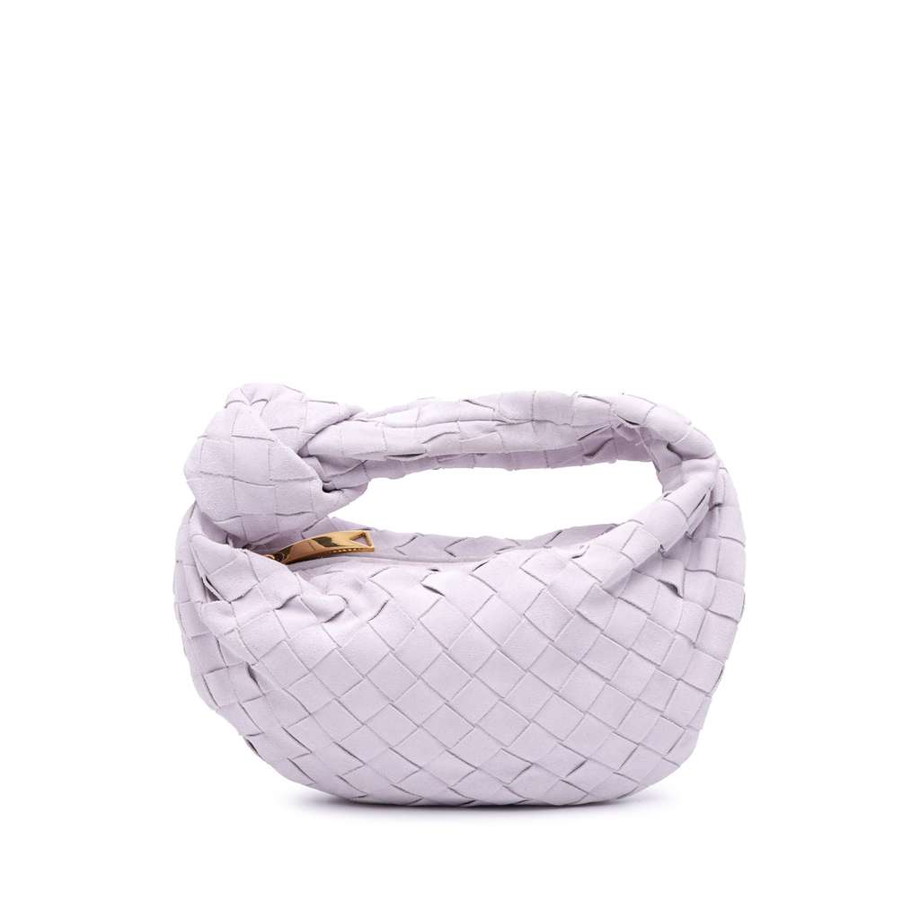 Bottega Veneta Mini Suede Intrecciato Jodie