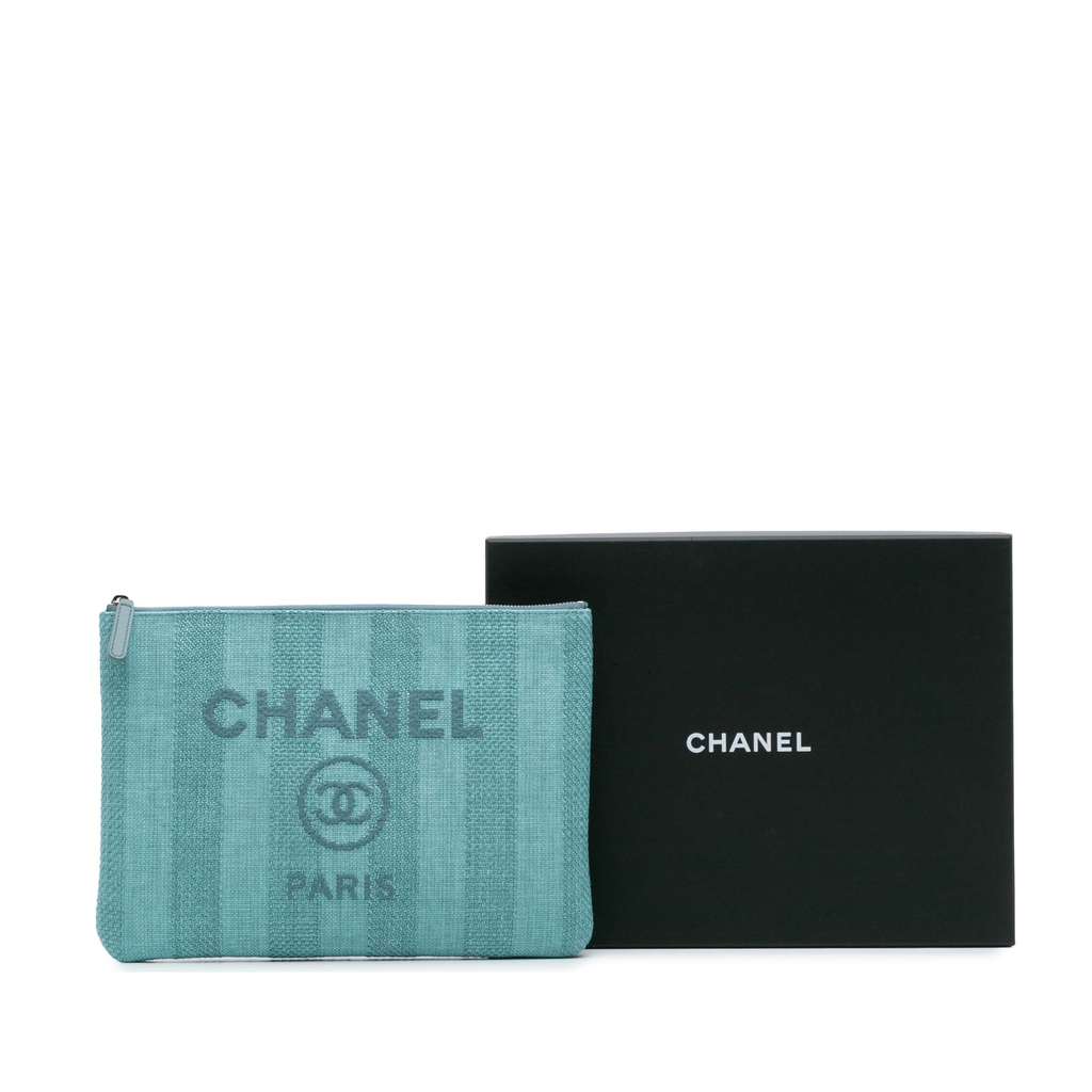 Chanel Medium Tweed Deauville O Case Clutch - Image 13