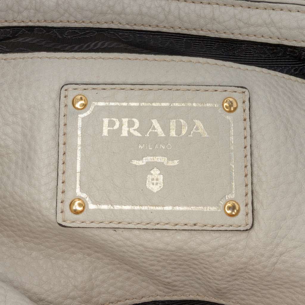 Prada Vitello Daino Front Pocket Tote - 5