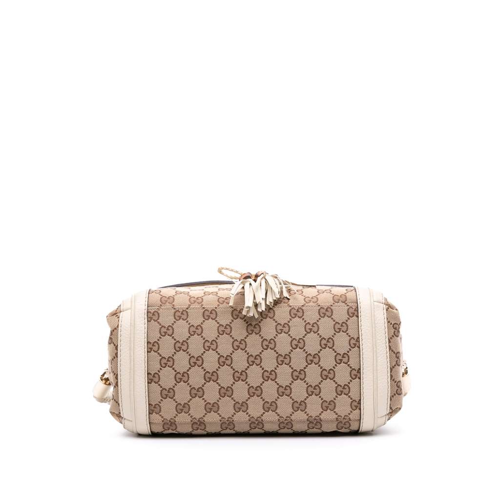 Gucci GG Canvas Bella Flap Satchel - Image 6