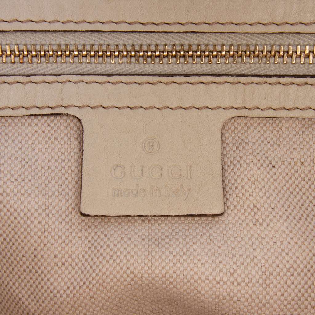 Gucci GG Canvas Bella Flap Satchel - Side view