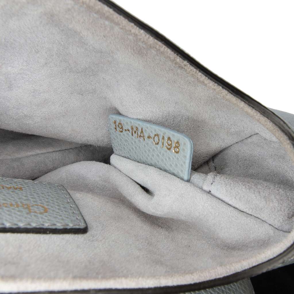 Dior Mini Grained Calfskin Saddle Bag - Detail 1