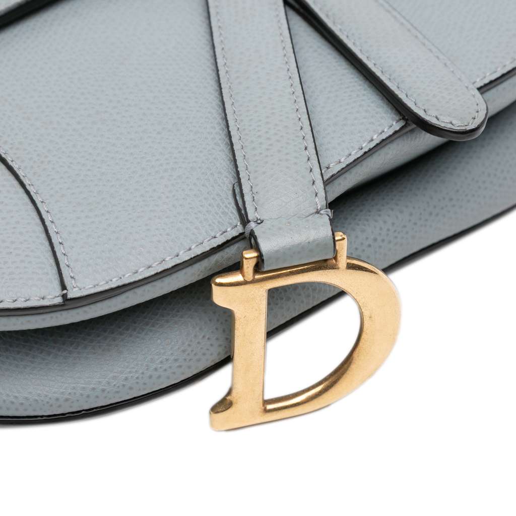 Dior Mini Grained Calfskin Saddle Bag - Detail 2