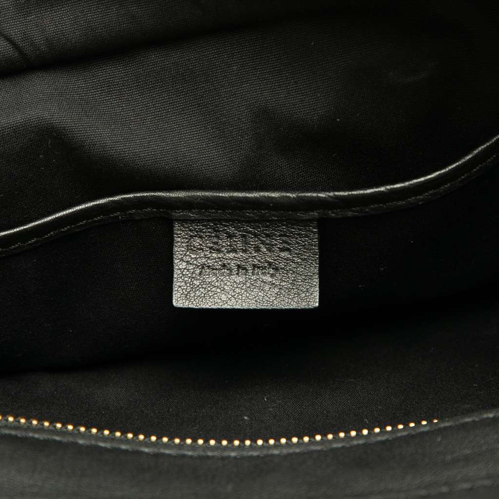 Celine Nano Tricolor Canvas and Leather Luggage Tote - Side view