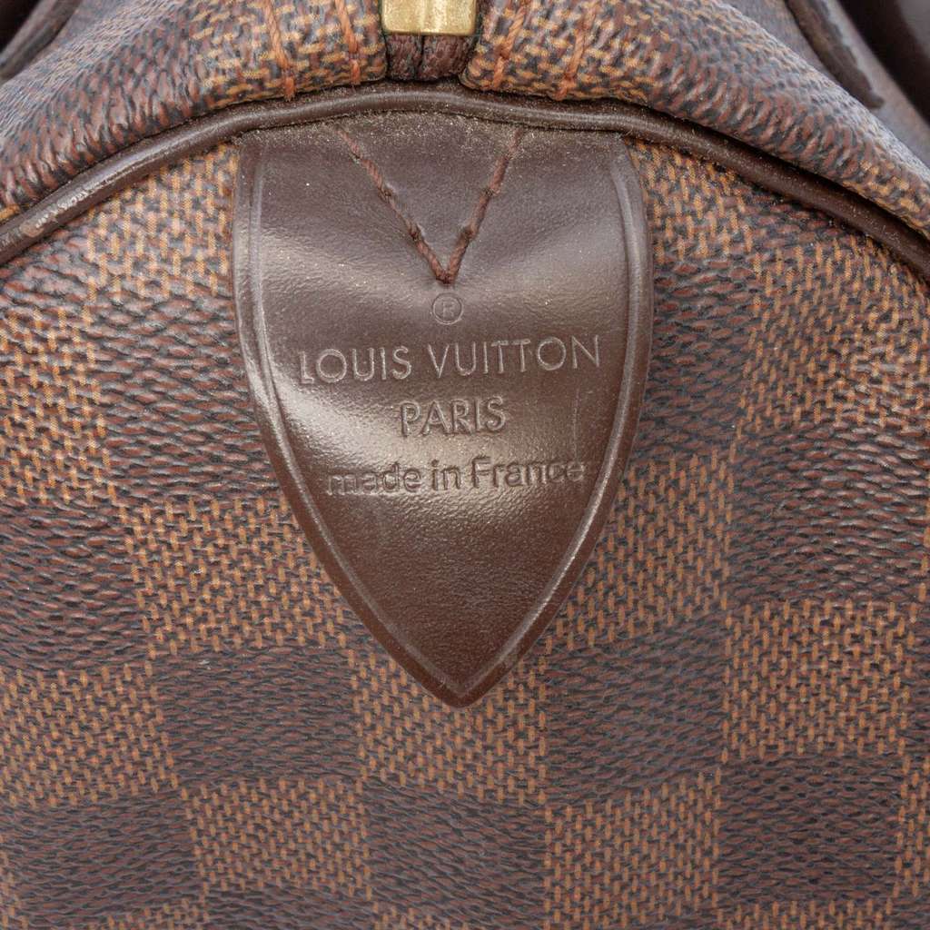Louis Vuitton Damier Ebene Speedy 30 - Side view