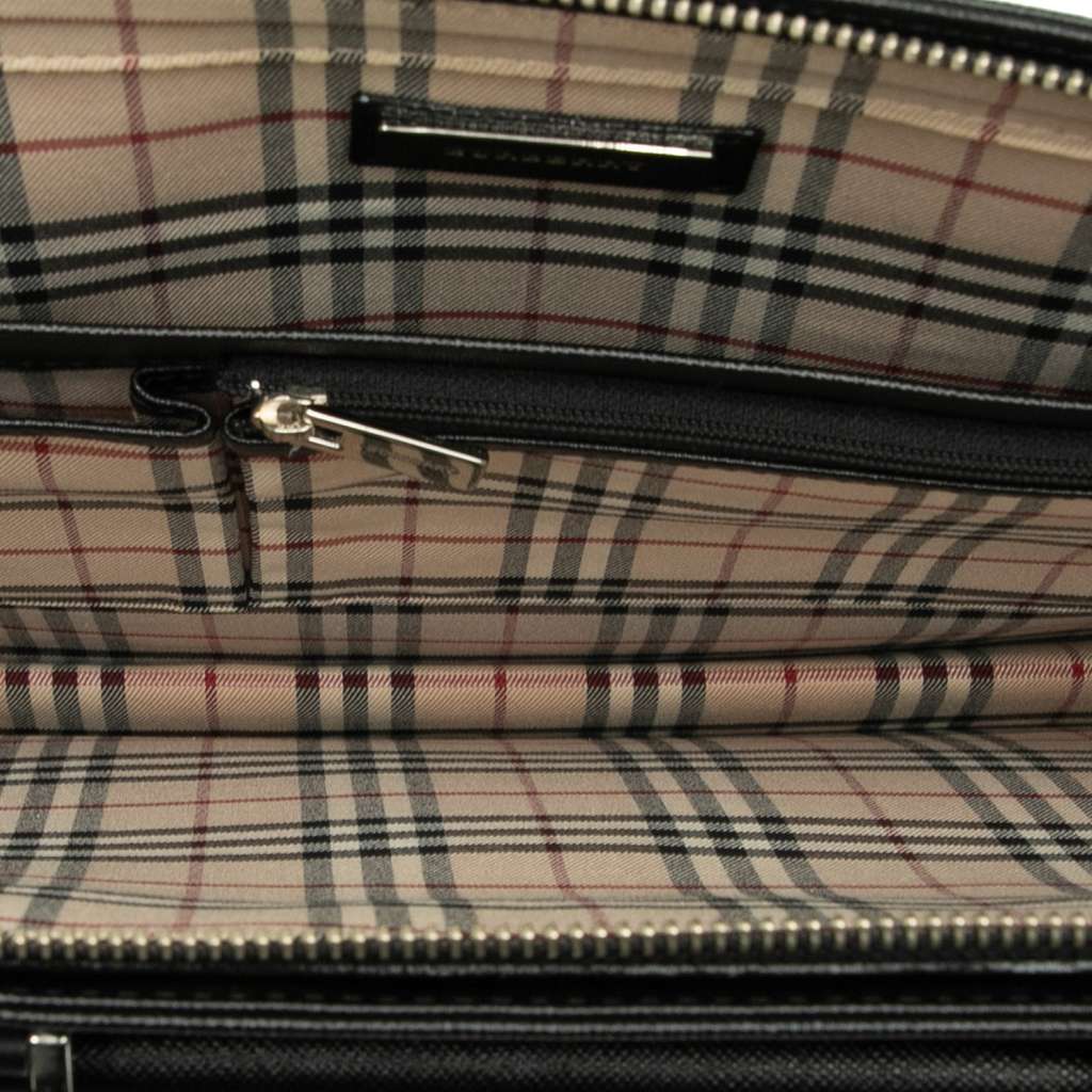 Burberry Leather Business Bag - 4