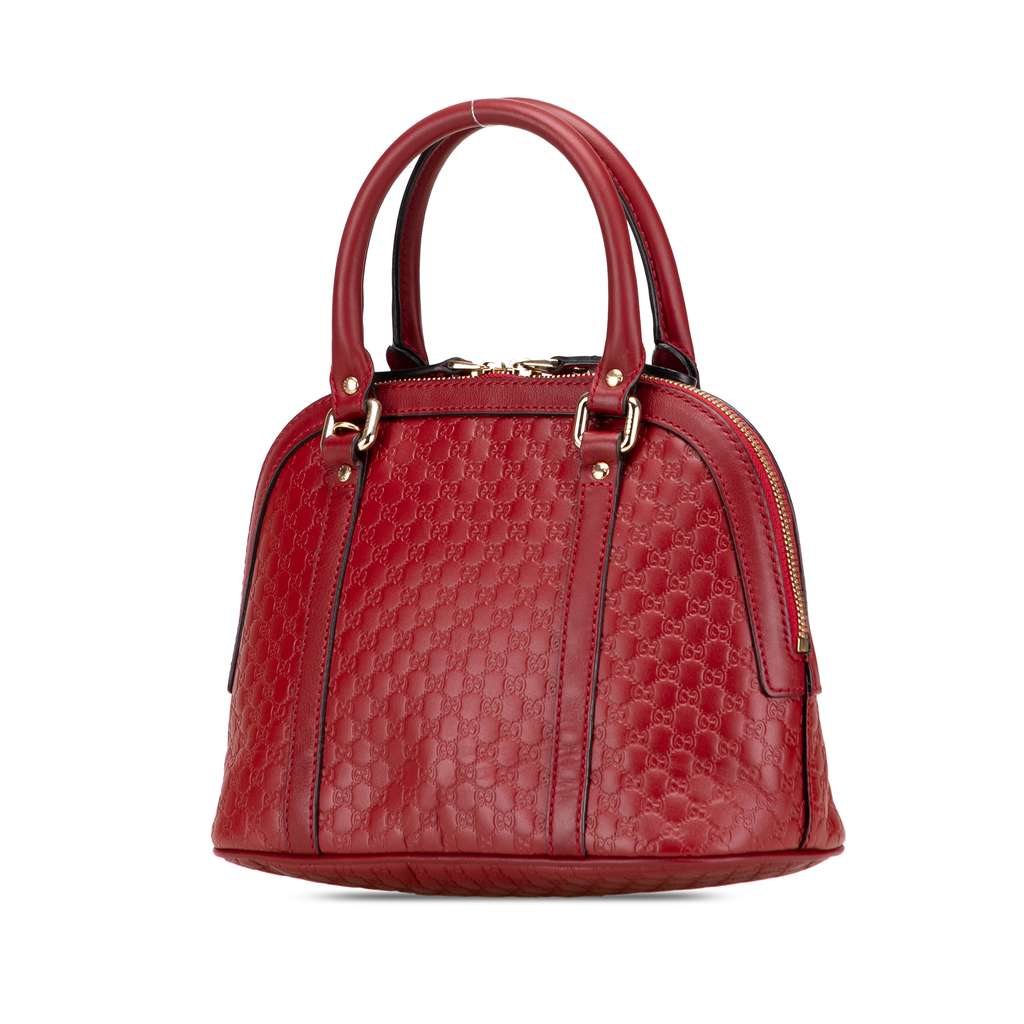 Gucci Mini Microguccissima Dome Satchel - Back view