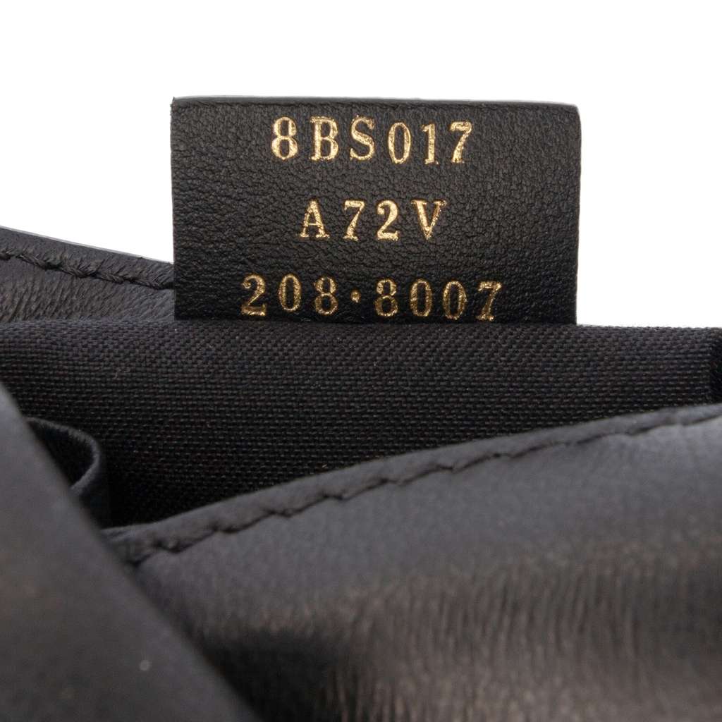 Fendi Mini Zucca Embossed Leather Baguette Satchel - Detail 1