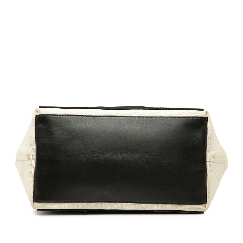 Balenciaga Canvas Navy Cabas Tote S - 3