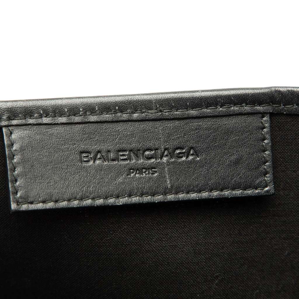 Balenciaga Canvas Navy Cabas Tote S - 5