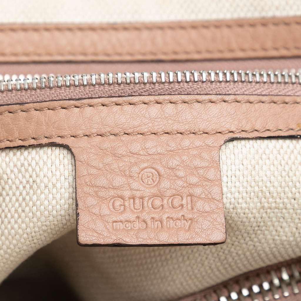 Gucci Medium Guccissima Bamboo Libeccio Tote - Side view