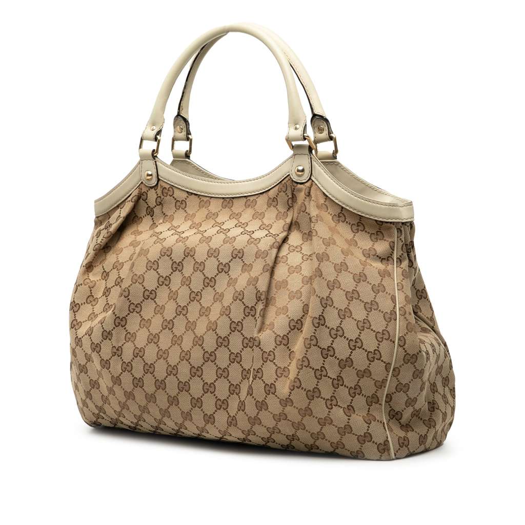 Gucci Large GG Canvas Sukey Tote - 2