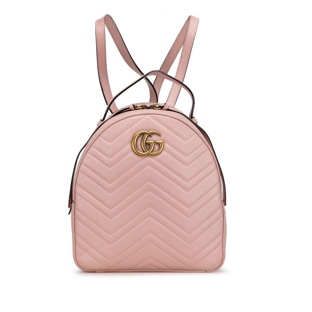Gucci Small GG Marmont Matelasse Leather Backpack