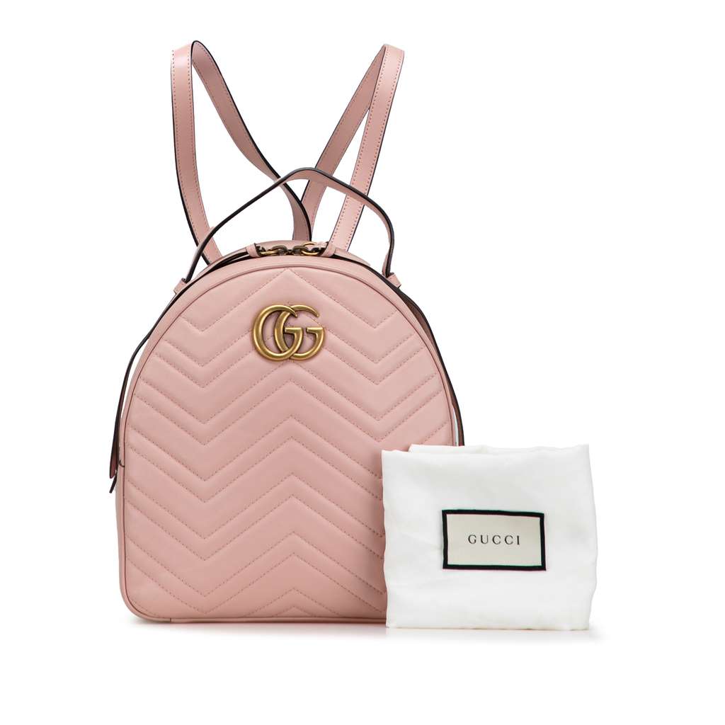 Gucci Small GG Marmont Matelasse Leather Backpack - Image 13