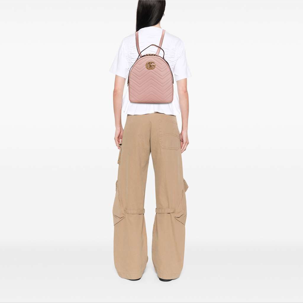 Gucci Small GG Marmont Matelasse Leather Backpack - Image 12