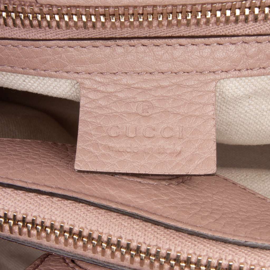 Gucci Medium Calfskin Bamboo Shopper Satchel - Side view