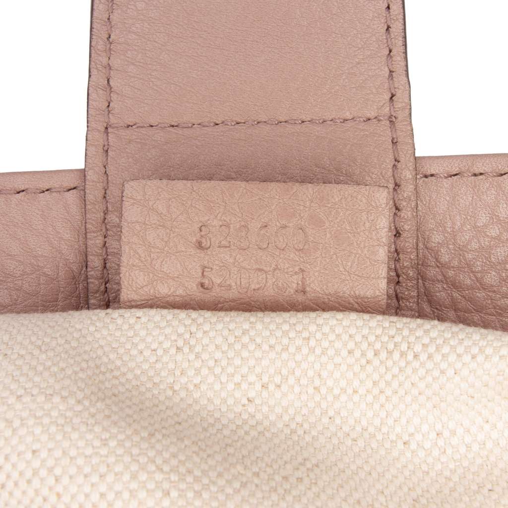 Gucci Medium Calfskin Bamboo Shopper Satchel - Detail 1