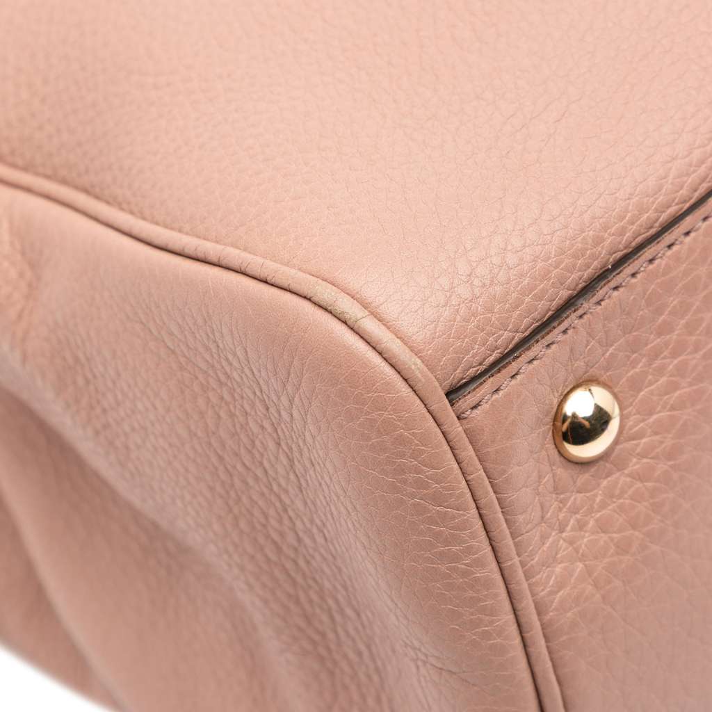 Gucci Medium Calfskin Bamboo Shopper Satchel - Image 10