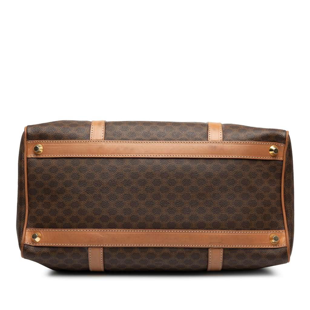 Celine Macadam Coated Canvas Boston Bag - 3