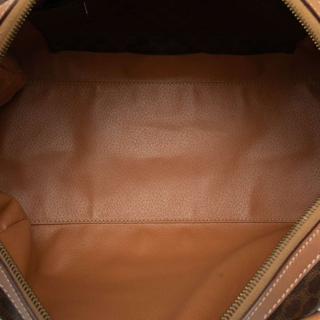 Celine Macadam Coated Canvas Boston Bag - 4