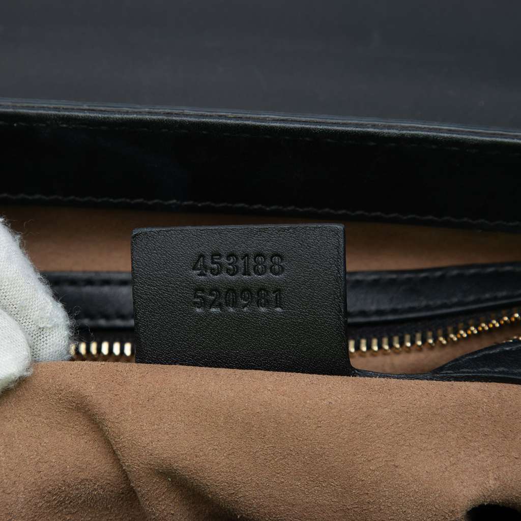 Gucci Small GG Supreme Padlock Satchel - Detail 1