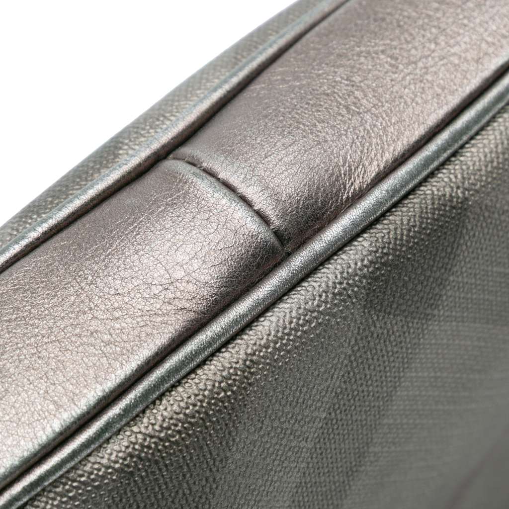 Burberry Shimmer Check Coated Canvas Crossbody - Image 10