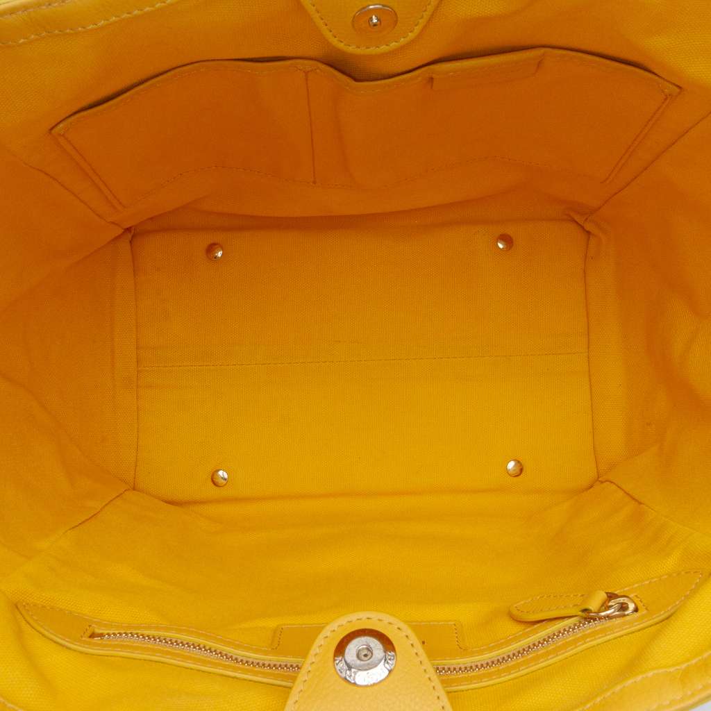 Burberry Small Haymarket Check Floral Print Coated Canvas Canterbury Tote - 4