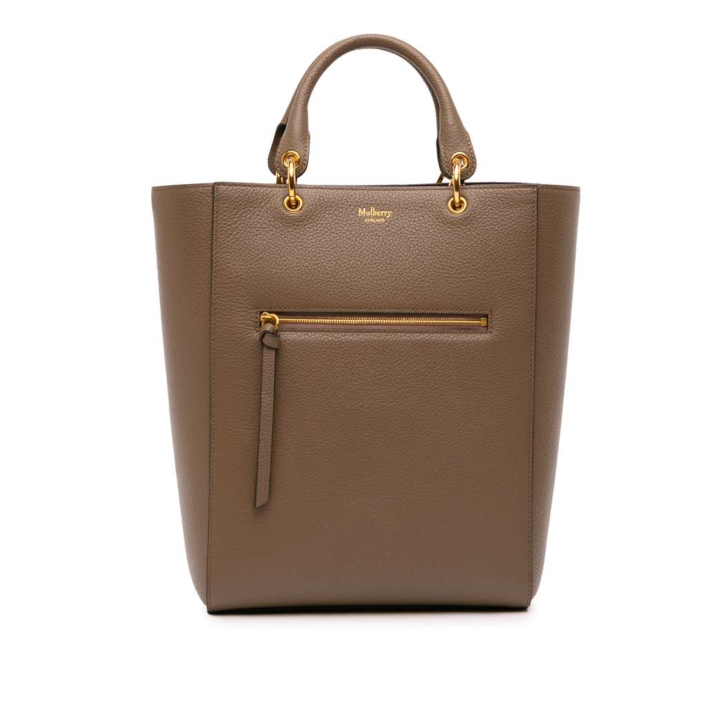 Mulberry Classic Grain Calfskin Maple Tote