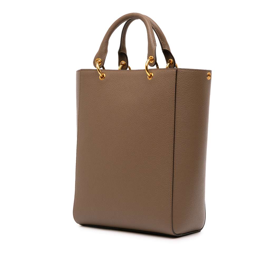 Mulberry Classic Grain Calfskin Maple Tote - Back view