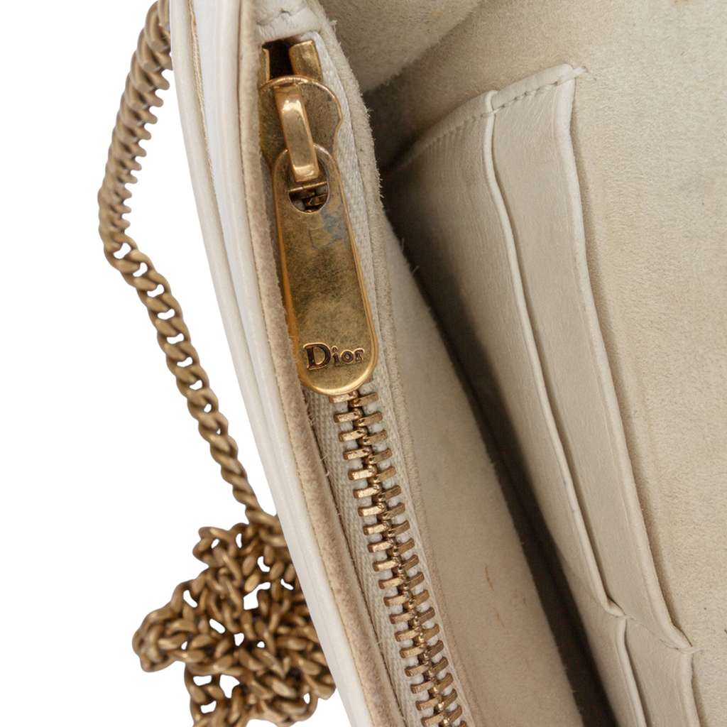 Dior Studded Lambskin Diorama Wallet on Chain - Detail 1