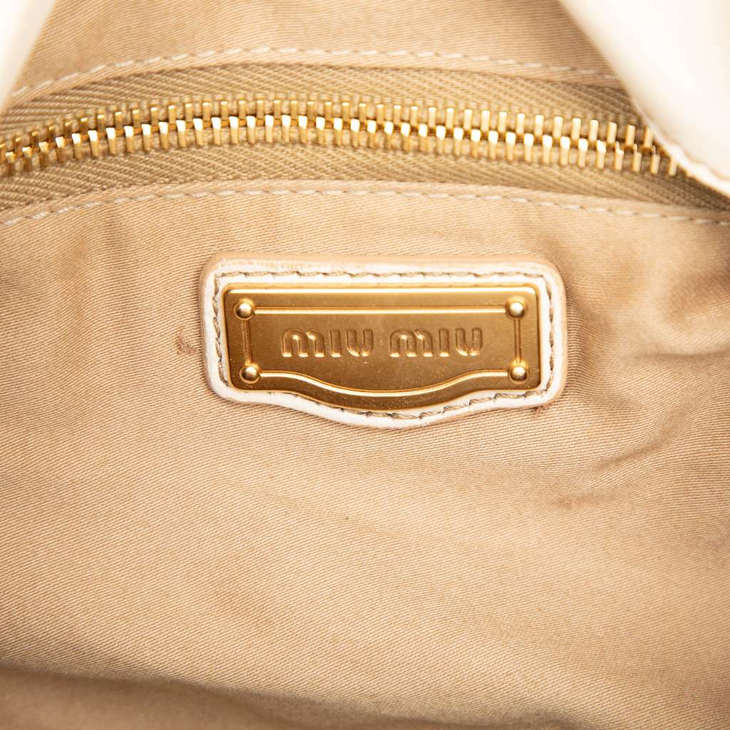 Miu Miu Matelasse Nappa Coffer Satchel - 5