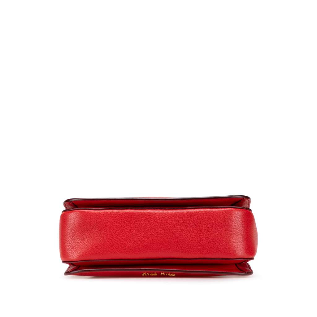 Miu Miu Goatskin Madras Satchel - 3