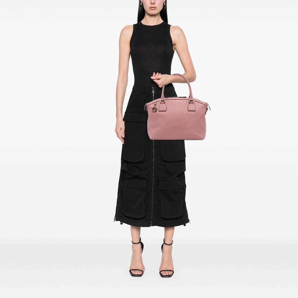 Gucci Medium Leather GG Charm Dome Satchel - Image 14