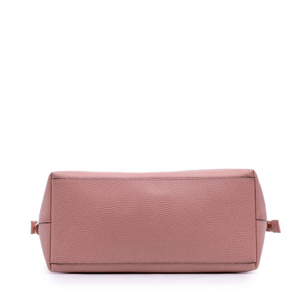 Gucci Medium Leather GG Charm Dome Satchel - Image 6