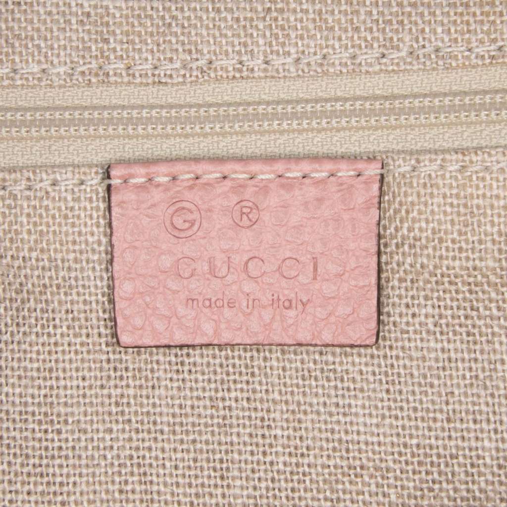 Gucci Medium Leather GG Charm Dome Satchel - Side view