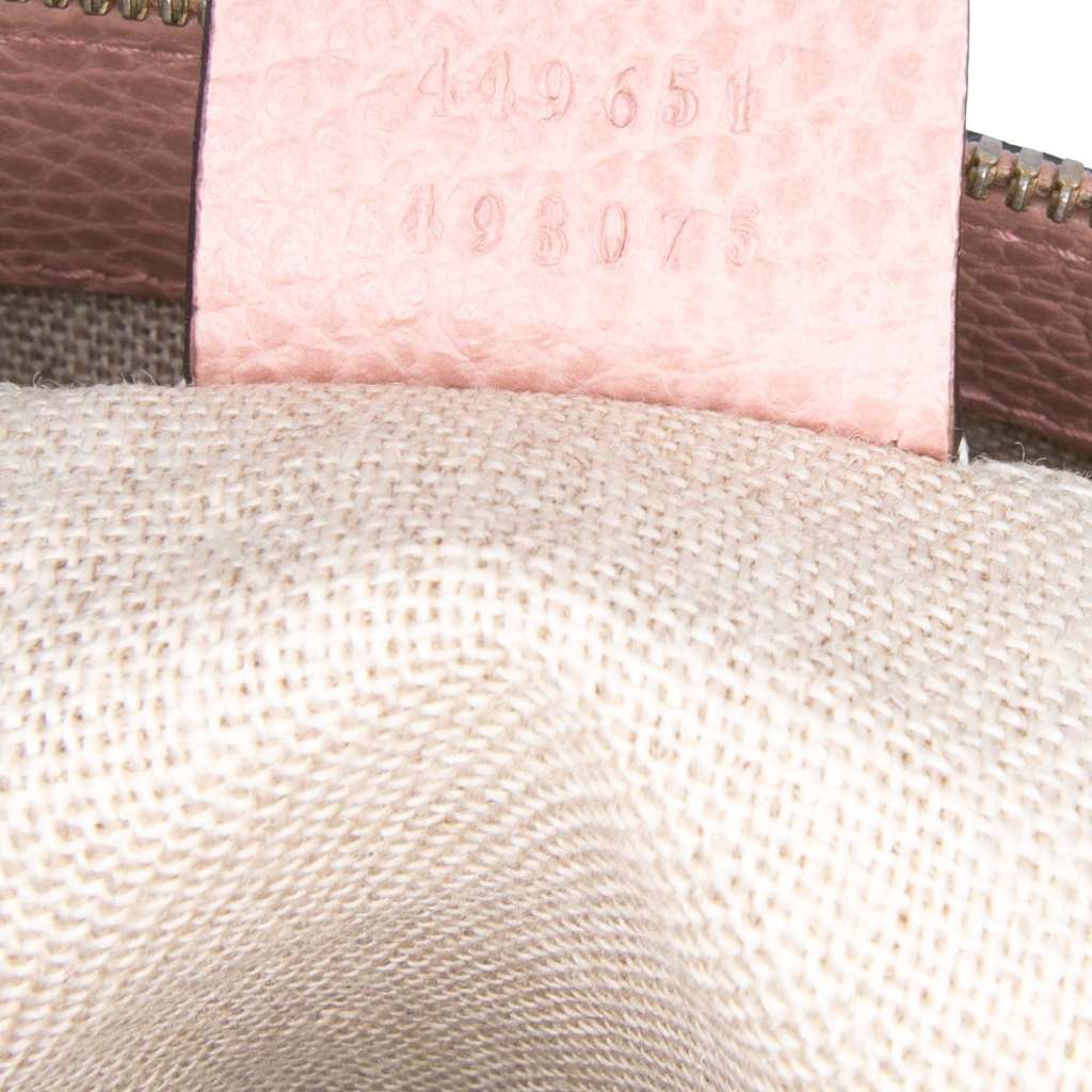 Gucci Medium Leather GG Charm Dome Satchel - Image 12