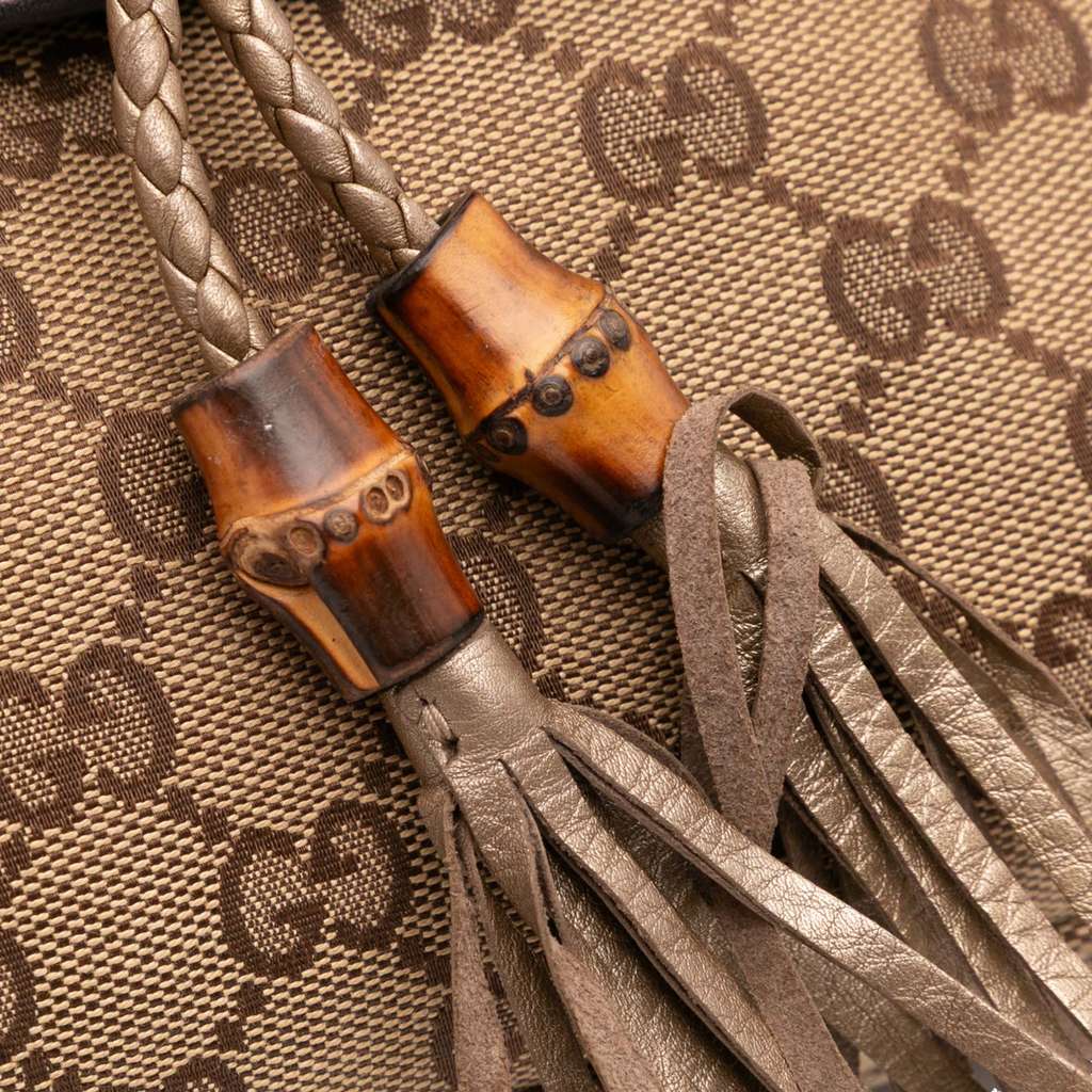 Gucci GG Canvas Bella Flap Satchel - Image 14