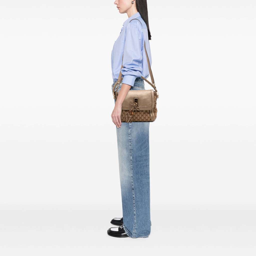 Gucci GG Canvas Bella Flap Satchel - Image 15