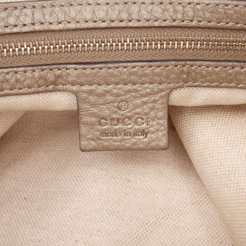 Gucci GG Canvas Bella Flap Satchel - Side view