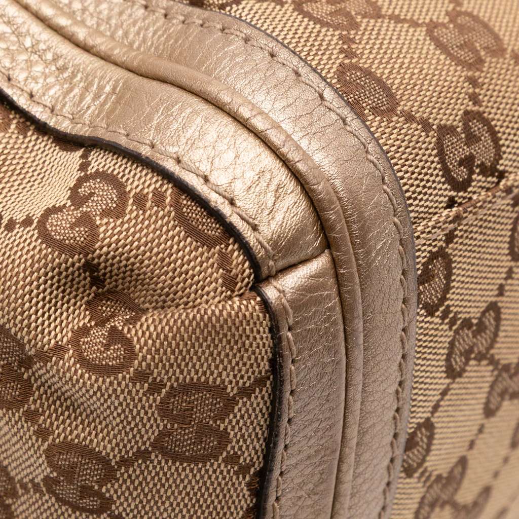 Gucci GG Canvas Bella Flap Satchel - Image 10