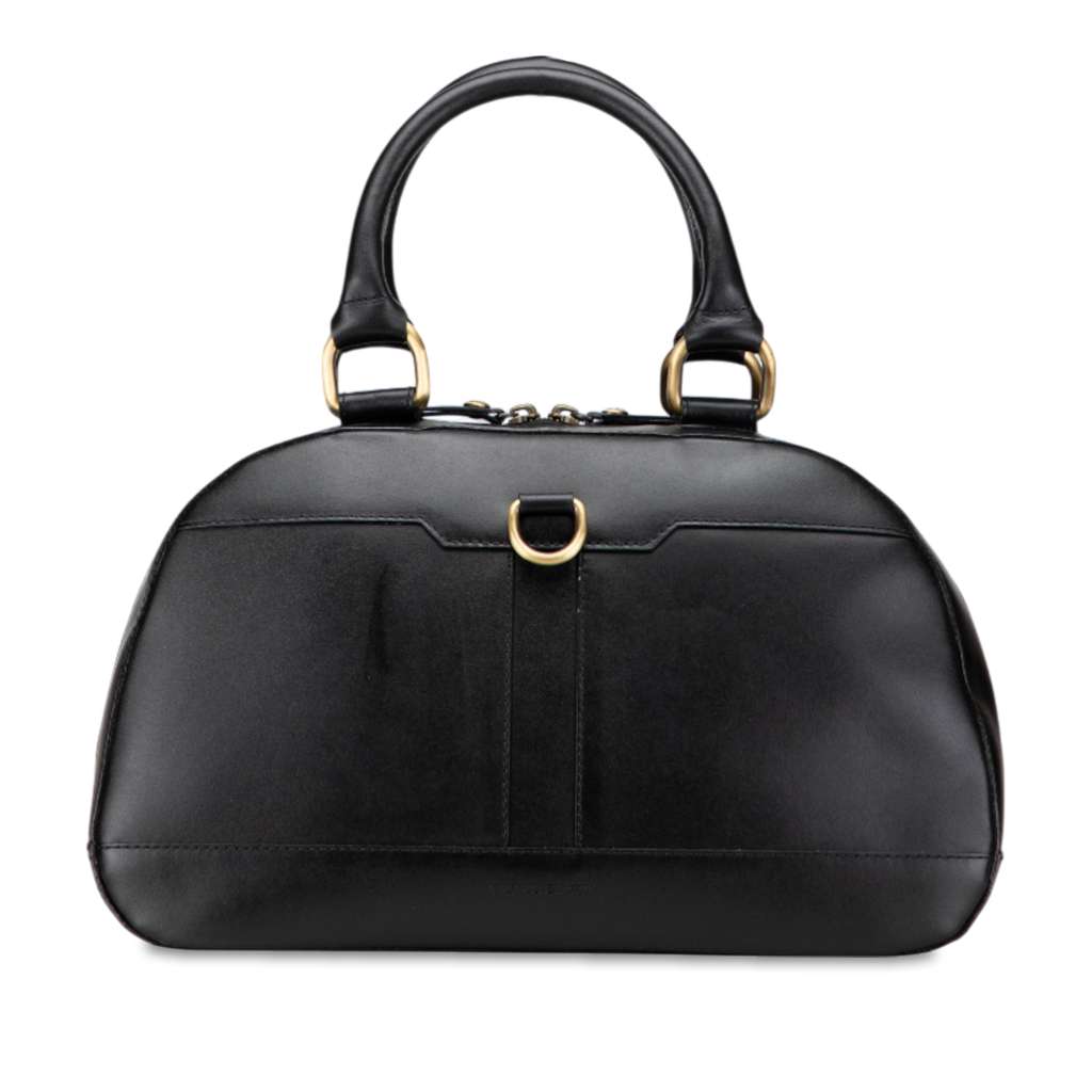 Burberry Medium Leather Dome Handbag