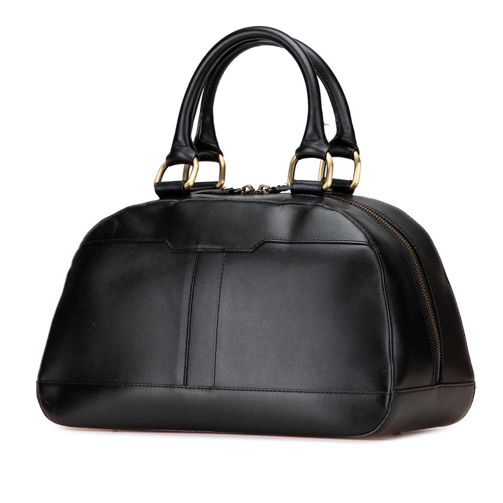 Burberry Medium Leather Dome Handbag - Back view