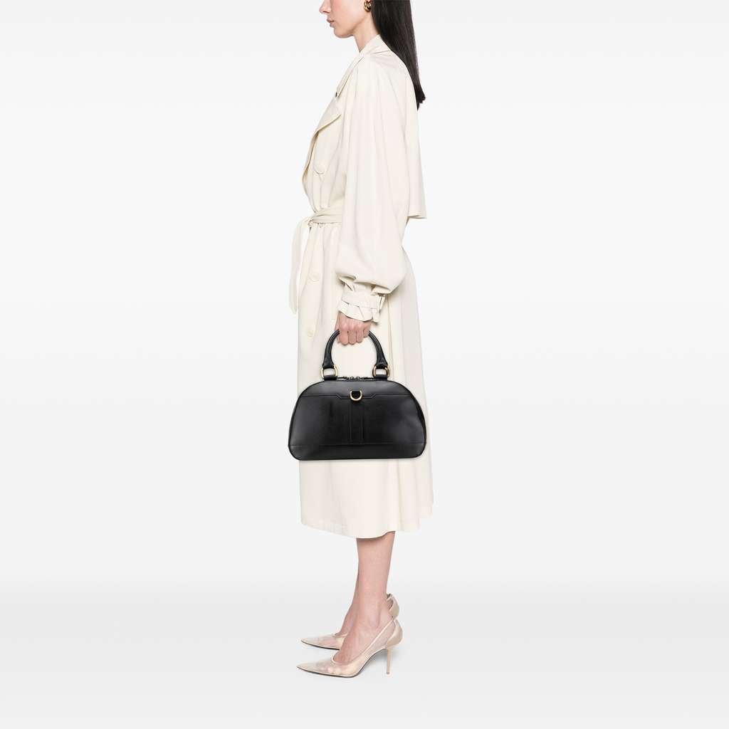 Burberry Medium Leather Dome Handbag - Image 13